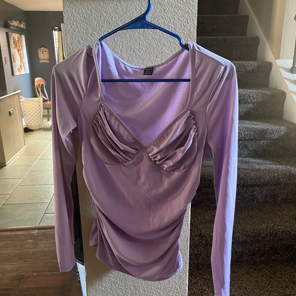Very cute lilac top from Shein